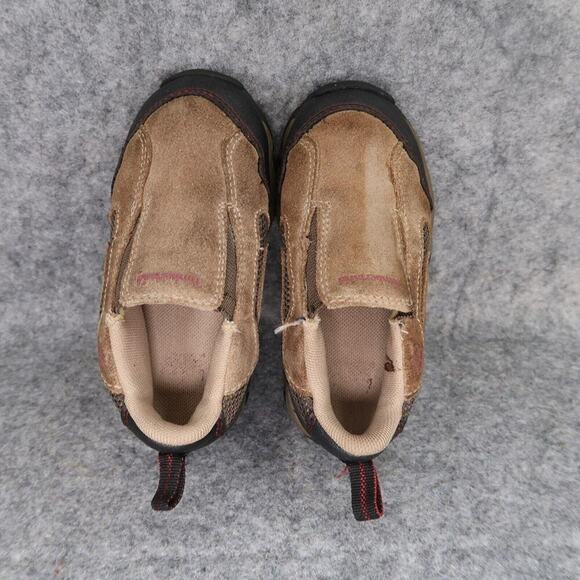 Timberland Shoes Toddler 8 Slip On Moc Leather Casual Active Kids Brown Outdoor - Picture 7 of 13